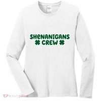 Shenanigans Crew St Patricks Day Women's Long Sleeve Shirt thumb 0