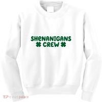 Shenanigans Crew St Patricks Day Kids Sweatshirt thumb 0