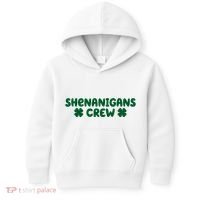 Shenanigans Crew St Patricks Day Kids Hoodie thumb 0