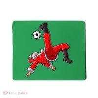 Soccer Christmas Santa Bicycle Kick Xmas Ball Sport Mousepad thumb 0
