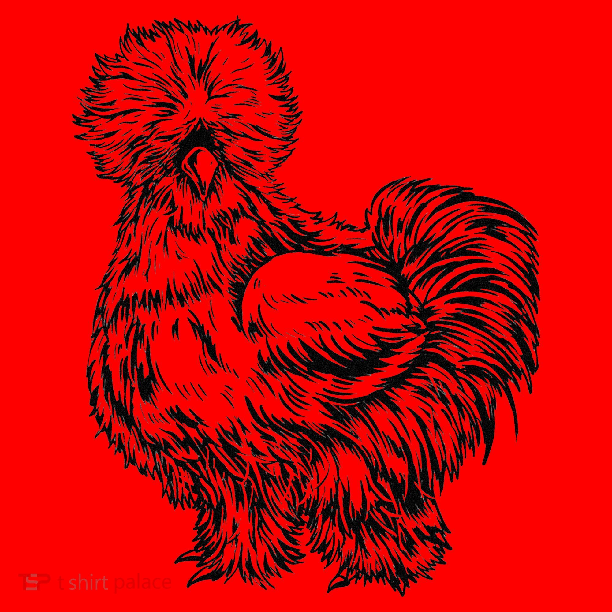 Silkie Chicken Santa Hat