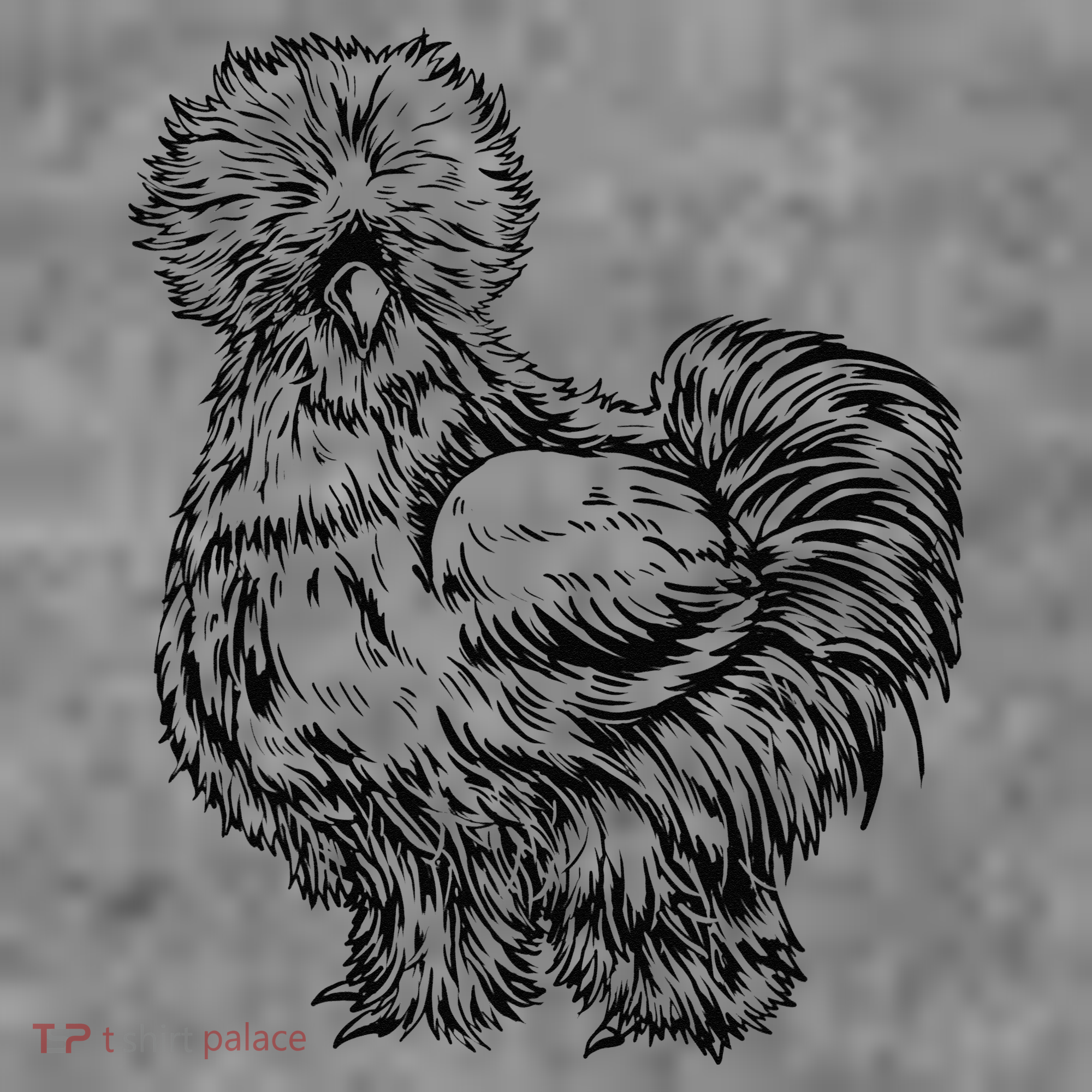 Silkie Chicken Toddler Hoodie
