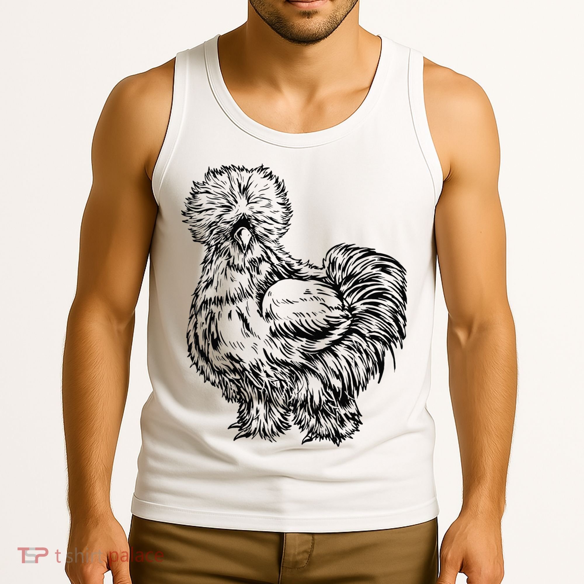 Silkie Chicken Tank Top