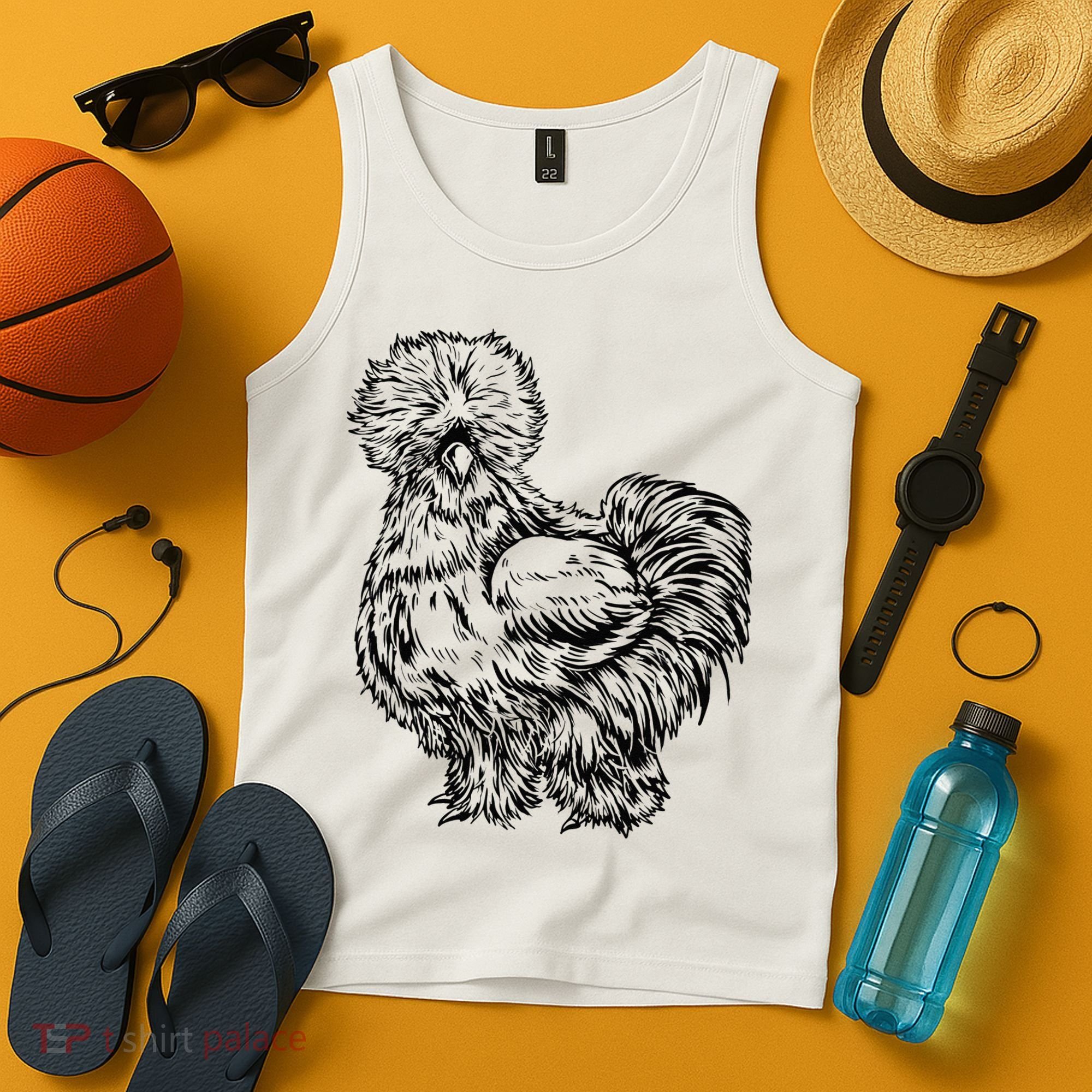 Silkie Chicken Tank Top