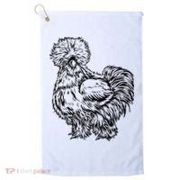 Silkie Chicken Golf Towel thumb 0
