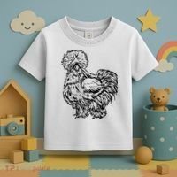 Silkie Chicken Toddler T-Shirt thumb 3