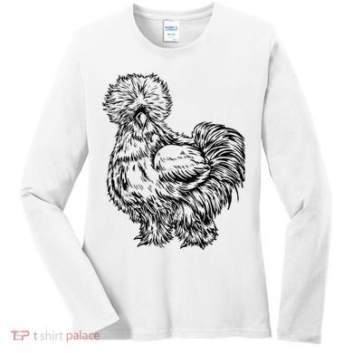Silkie Chicken Women's Long Sleeve Shirt