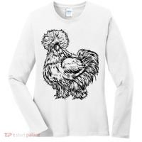 Silkie Chicken Women's Long Sleeve Shirt thumb 0