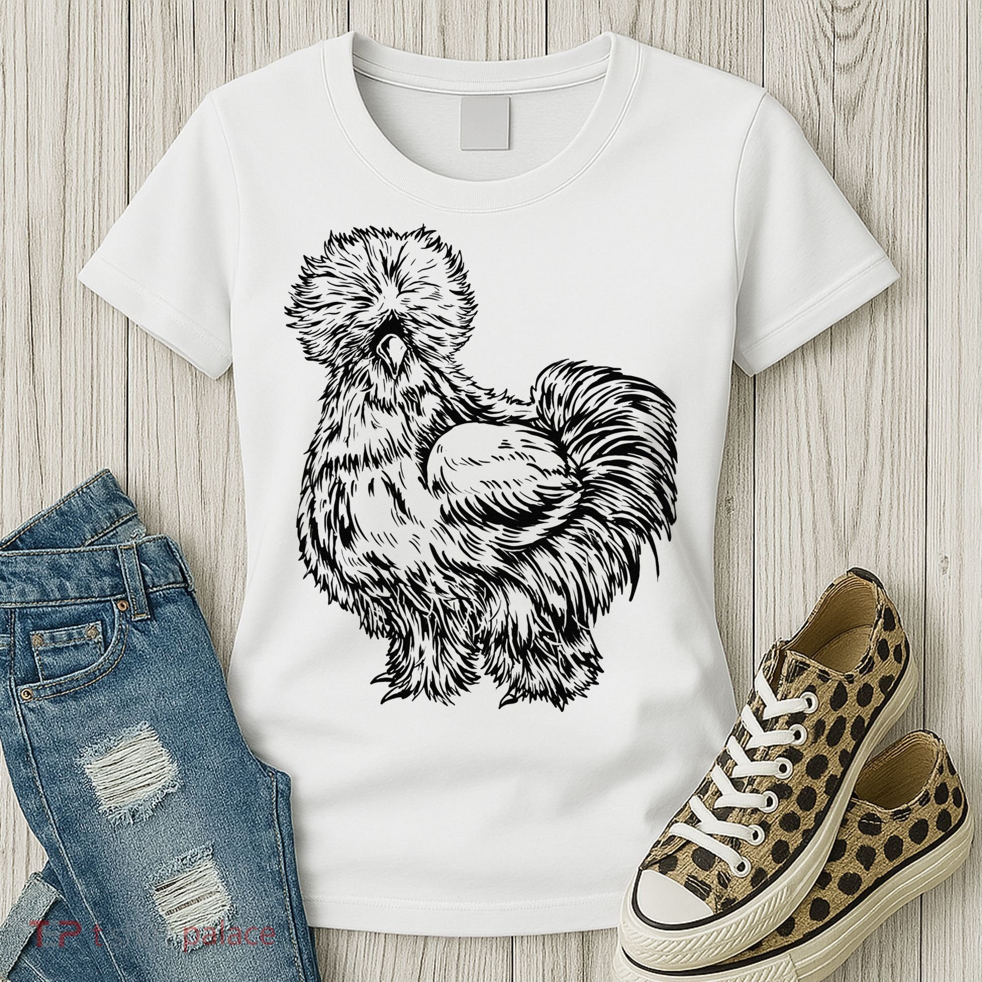 Silkie Chicken Women's T-Shirt
