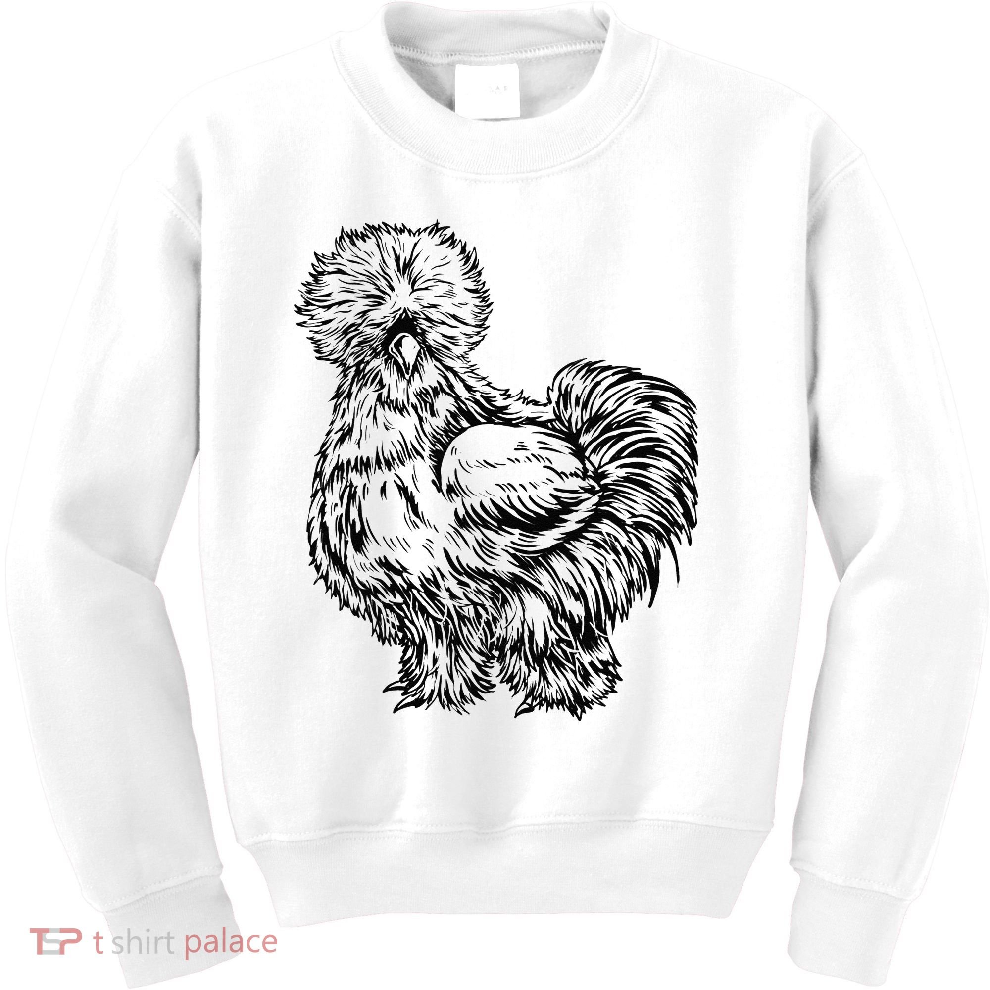 Silkie Chicken Kids Sweatshirt