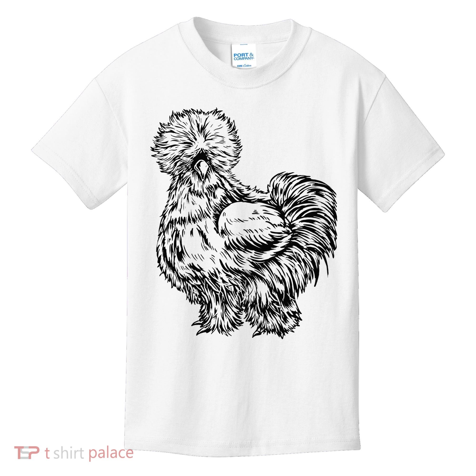 Silkie Chicken Kids T-Shirt