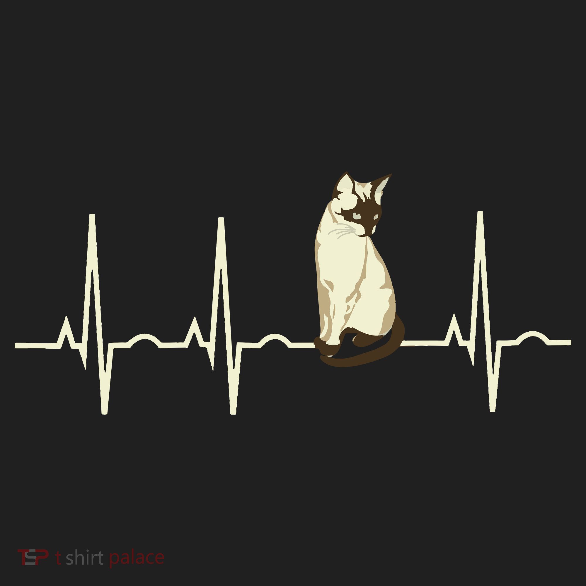 Siamese Cat Siamese Cat Heartbeat Women's Sweatshirt