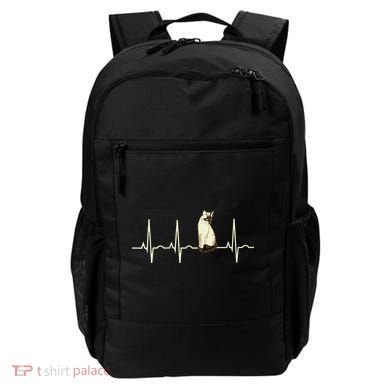 Siamese Cat Siamese Cat Heartbeat Backpack