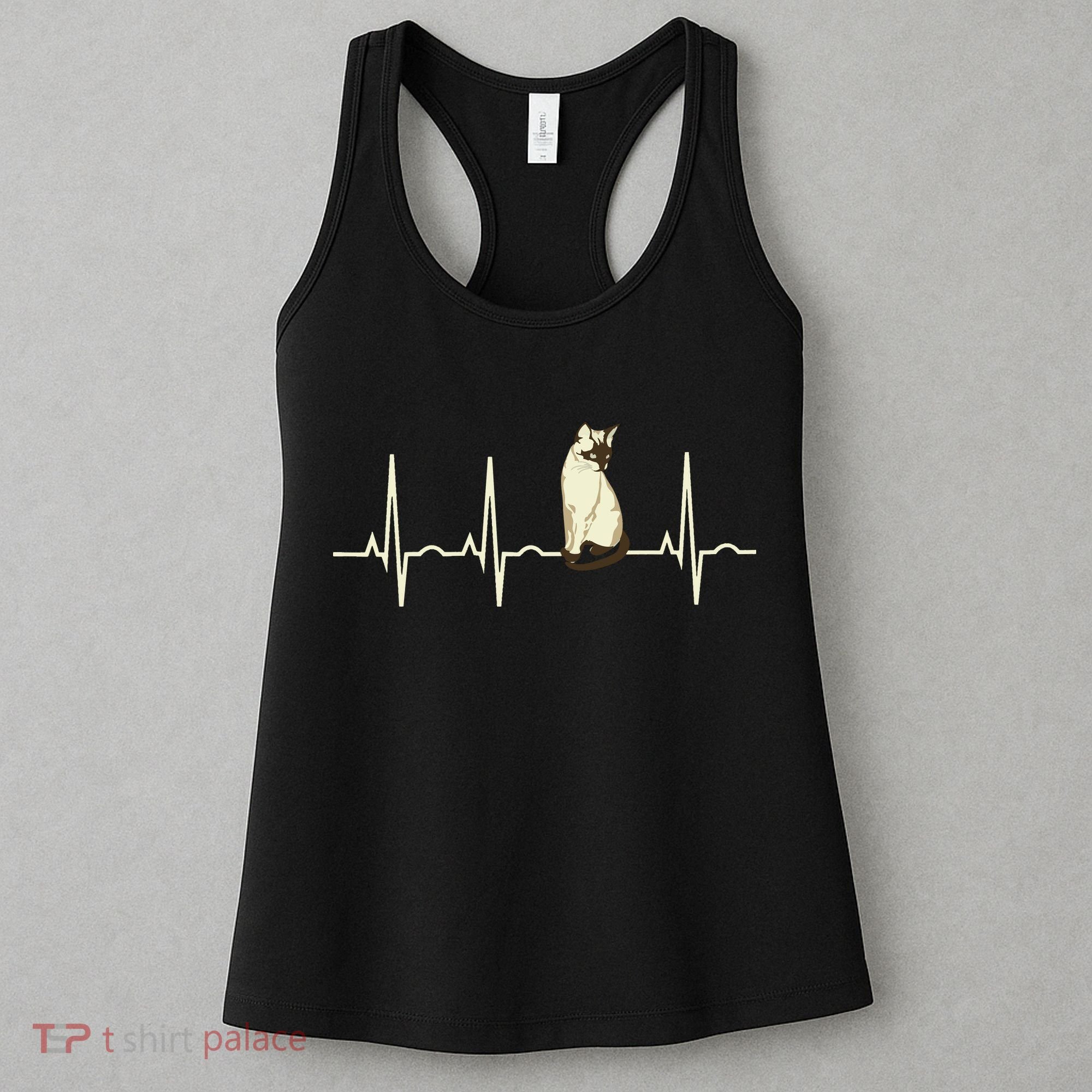 Siamese Cat Siamese Cat Heartbeat Women's Tank Top