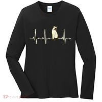 Siamese Cat Siamese Cat Heartbeat Women's Long Sleeve Shirt thumb 0