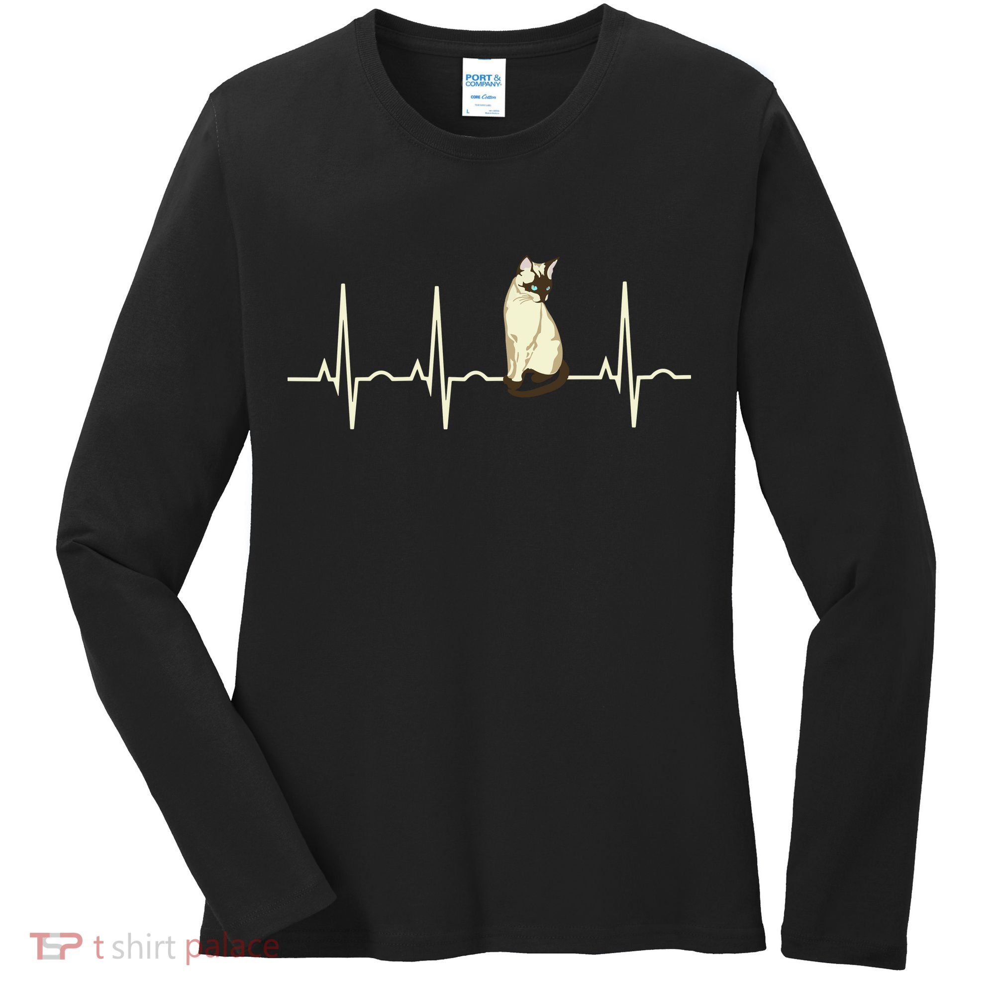 Siamese Cat Women's Long Sleeve Shirt
