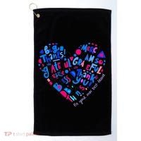 Self Care Self Love Gift Golf Towel thumb 0