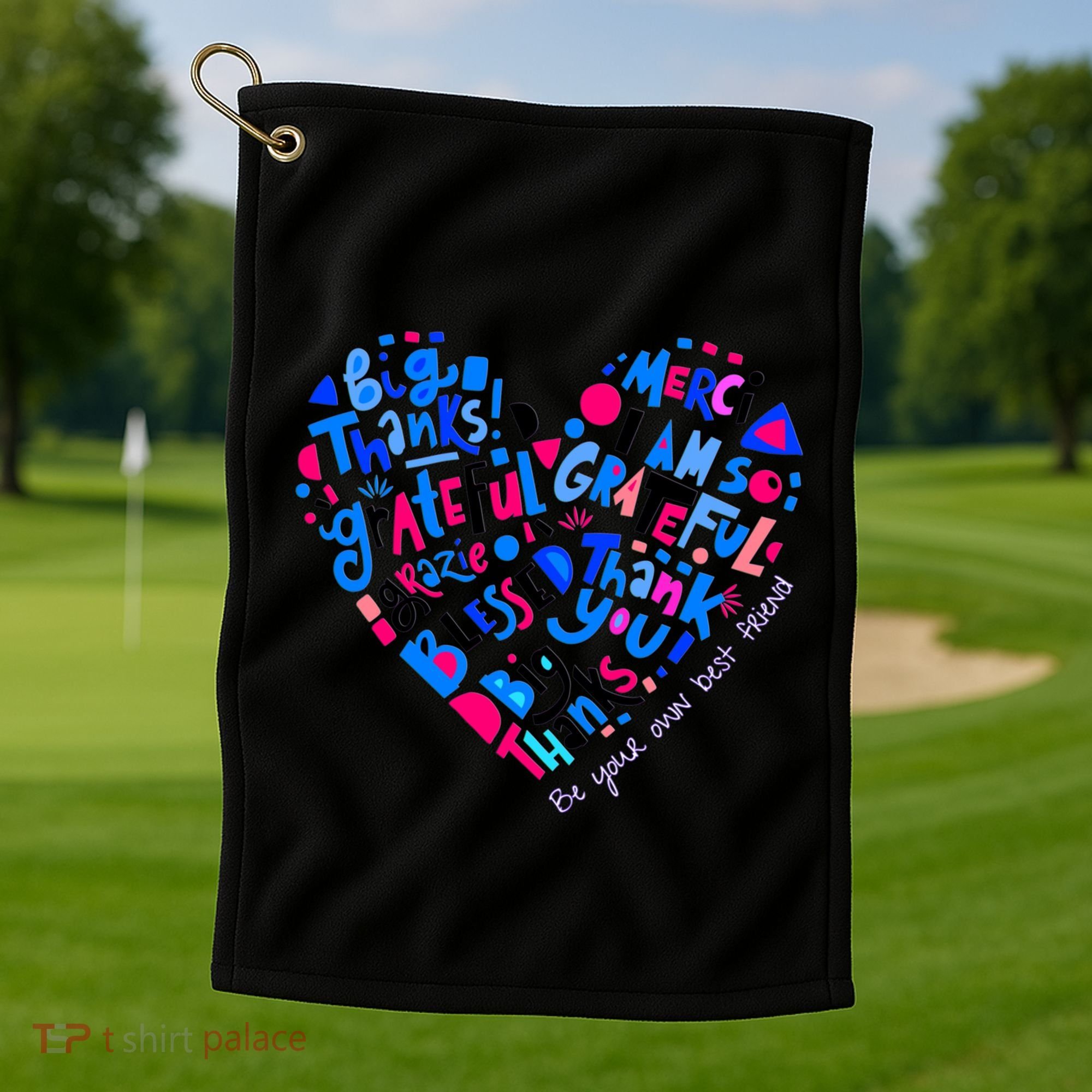 Self Care Self Love Gift Golf Towel