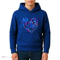 Self Care Self Love Gift Kids Hoodie thumb 4