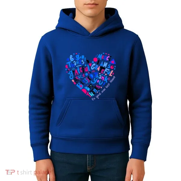 Self Care Self Love Gift Kids Hoodie