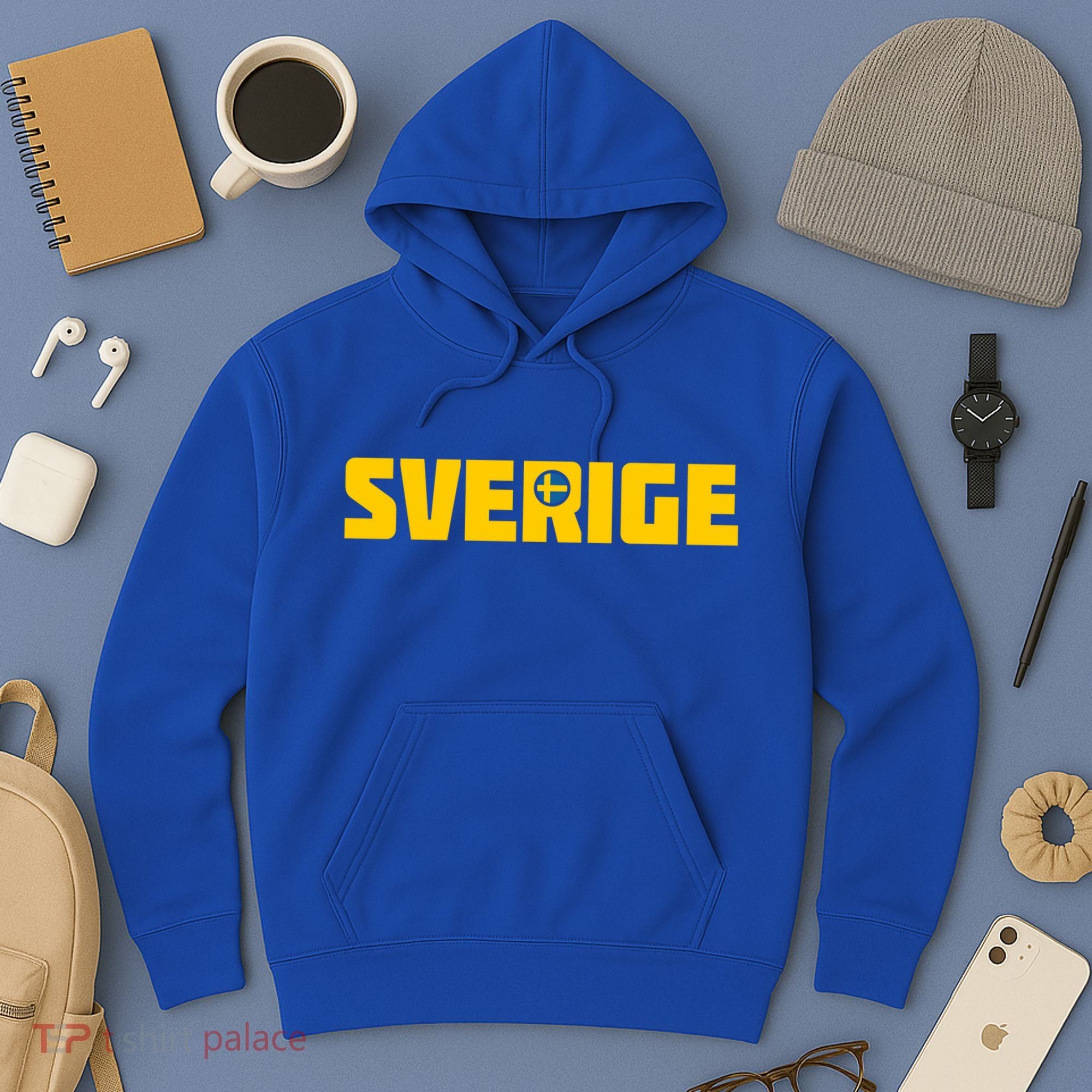 Sverige Cool Swedish Flag Sweden Great Gift Hoodie