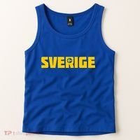 Sverige Cool Swedish Flag Sweden Great Gift Tank Top thumb 2