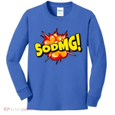 Sodmg Comic Kids Long Sleeve Shirt