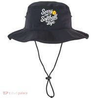 Sorry CanT Softball Bye Softball Mom Cute Gift Bucket Hat thumb 0