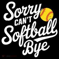 Sorry CanT Softball Bye Softball Mom Cute Gift Coffee Mug thumb 5