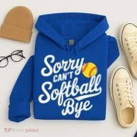 Sorry CanT Softball Bye Softball Mom Cute Gift Hoodie thumb 4