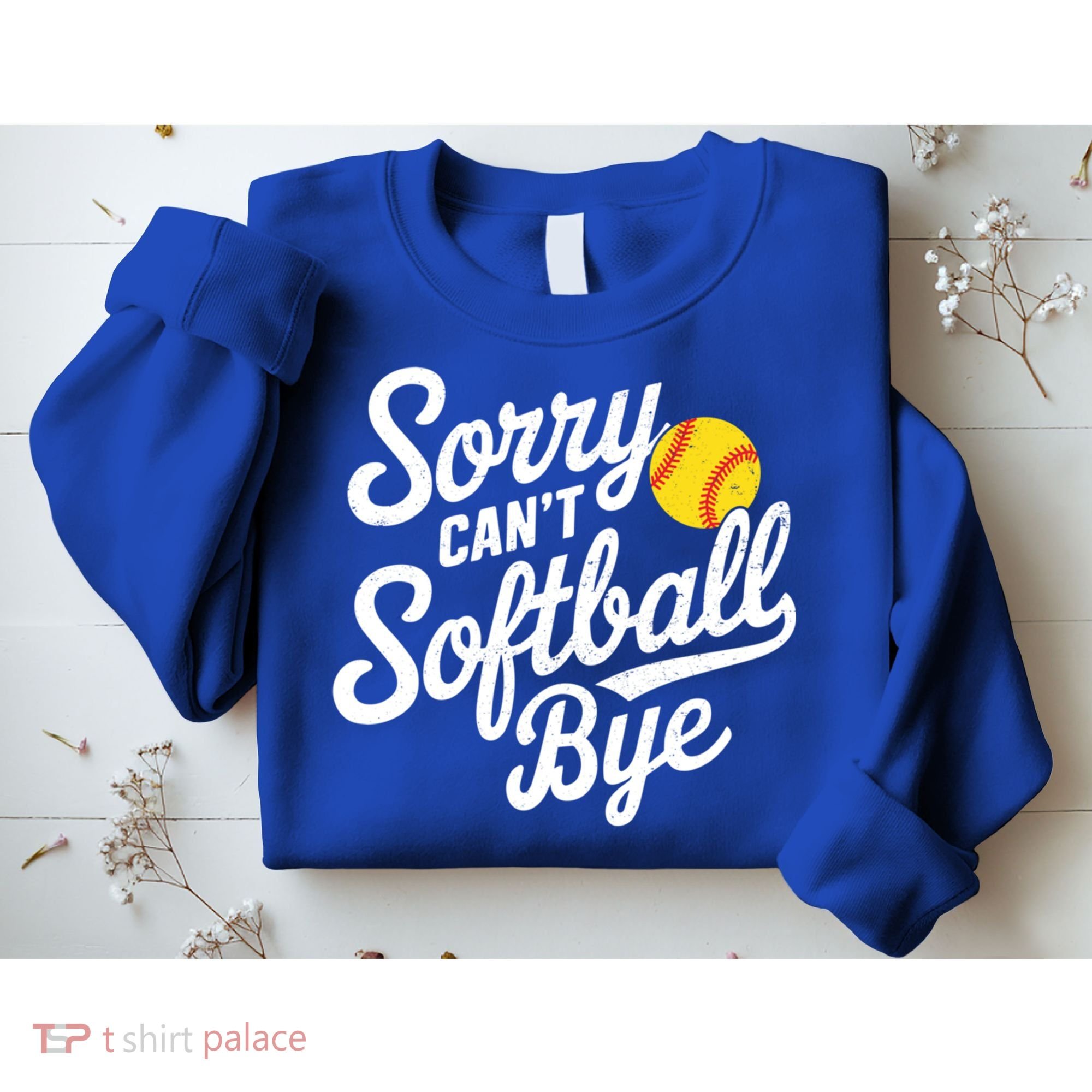 Sorry CanT Softball Bye Softball Mom Cute Gift Sweatshirt