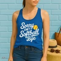 Sorry CanT Softball Bye Softball Mom Cute Gift Women's Tank Top thumb 2