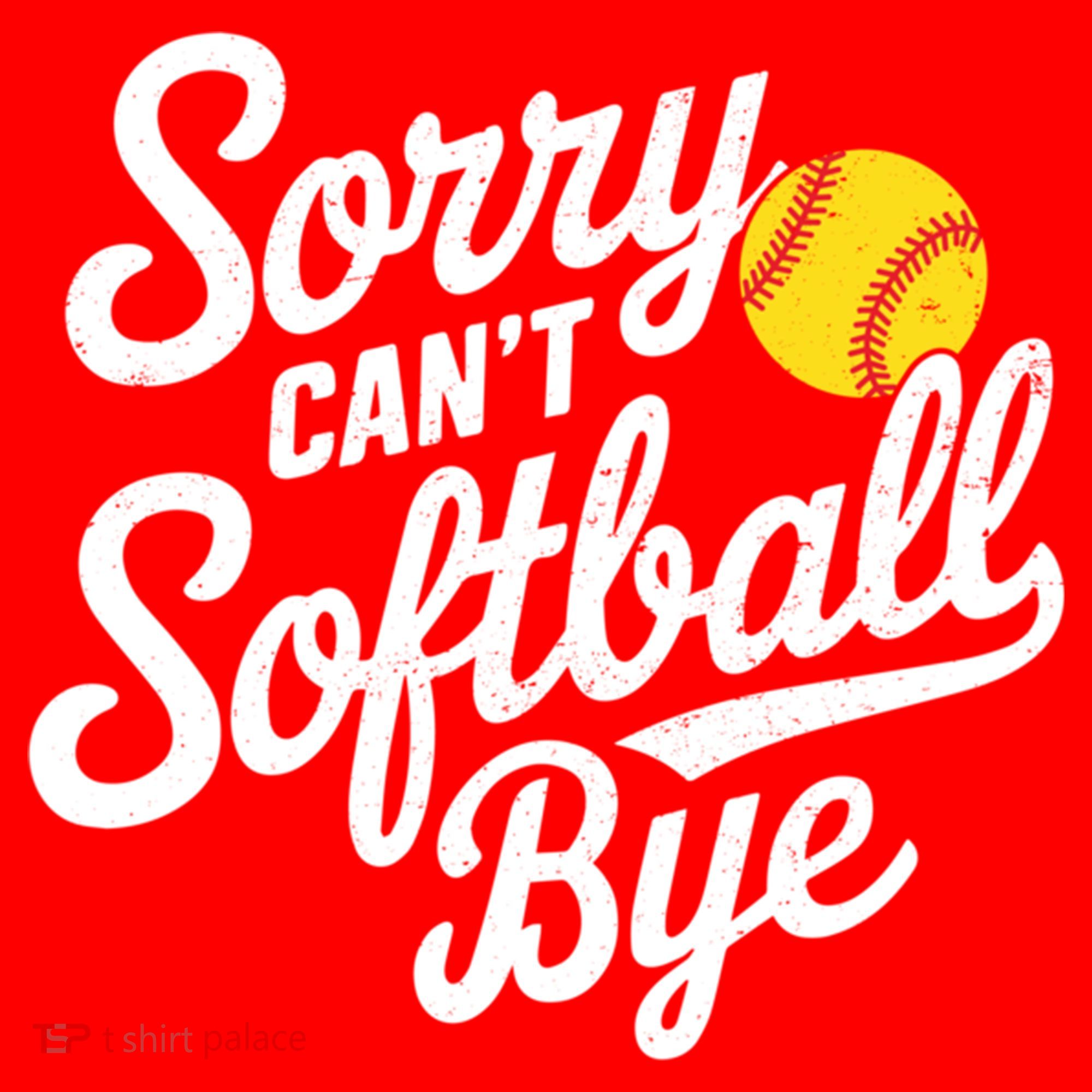 Sorry CanT Softball Bye Softball Mom Cute Gift Santa Hat