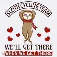 Sloth Cycling Team We'll Get There When We Get There Coffee Mug thumb 5