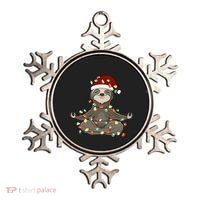 Sloth Christmas Tree Funny Yoga Sloth Ornament thumb 0