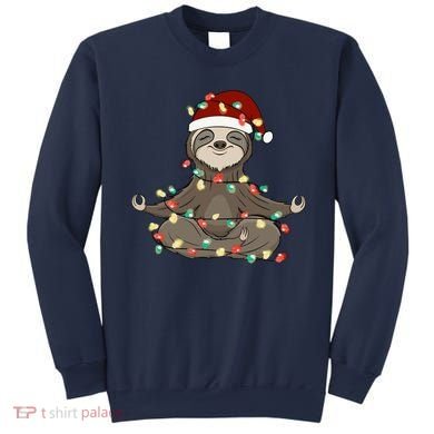 Sloth Christmas Tree Funny Yoga Sloth Sweatshirt