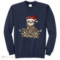 Sloth Christmas Tree Funny Yoga Sloth Sweatshirt thumb 0