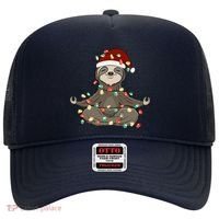 Sloth Christmas Tree Funny Yoga Sloth Hat thumb 0
