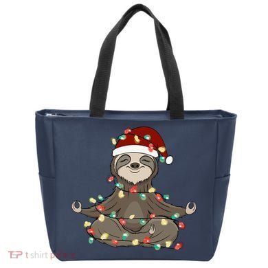 Sloth Christmas Tree Funny Yoga Sloth Tote Bag