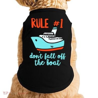 Summer Cruising Trip Funny Don't Fall Off The Boat Doggie Tank