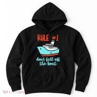 Summer Cruising Trip Funny Don't Fall Off The Boat Hoodie thumb 0