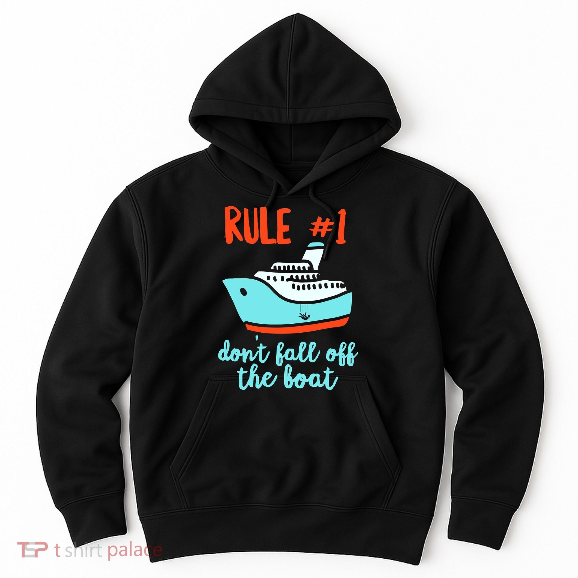 Summer Cruising Trip Funny Don't Fall Off The Boat Hoodie