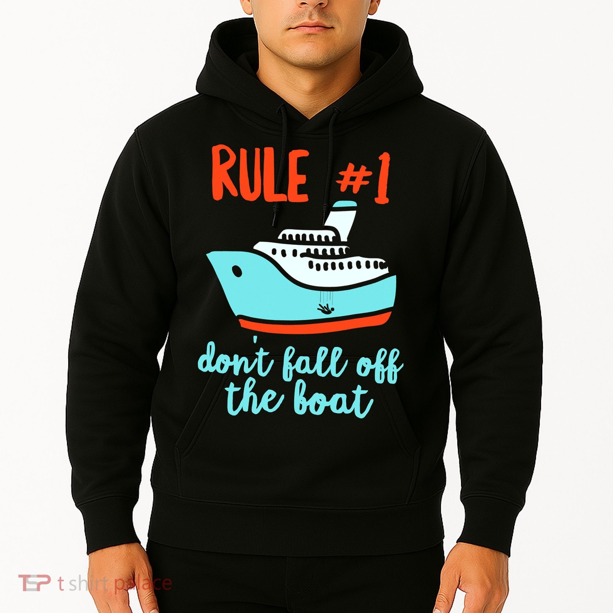 Summer Cruising Trip Funny Don't Fall Off The Boat Hoodie