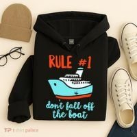 Summer Cruising Trip Funny Don't Fall Off The Boat Hoodie thumb 4