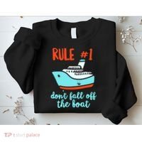 Summer Cruising Trip Funny Don't Fall Off The Boat Sweatshirt thumb 2