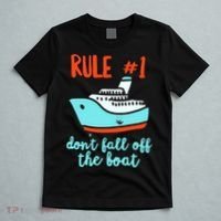 Summer Cruising Trip Funny Don't Fall Off The Boat T-Shirt thumb 5