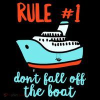 Summer Cruising Trip Funny Don't Fall Off The Boat T-Shirt thumb 7