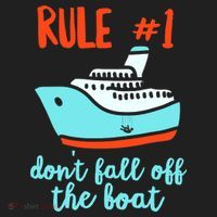 Summer Cruising Trip Funny Don't Fall Off The Boat Beanie thumb 2