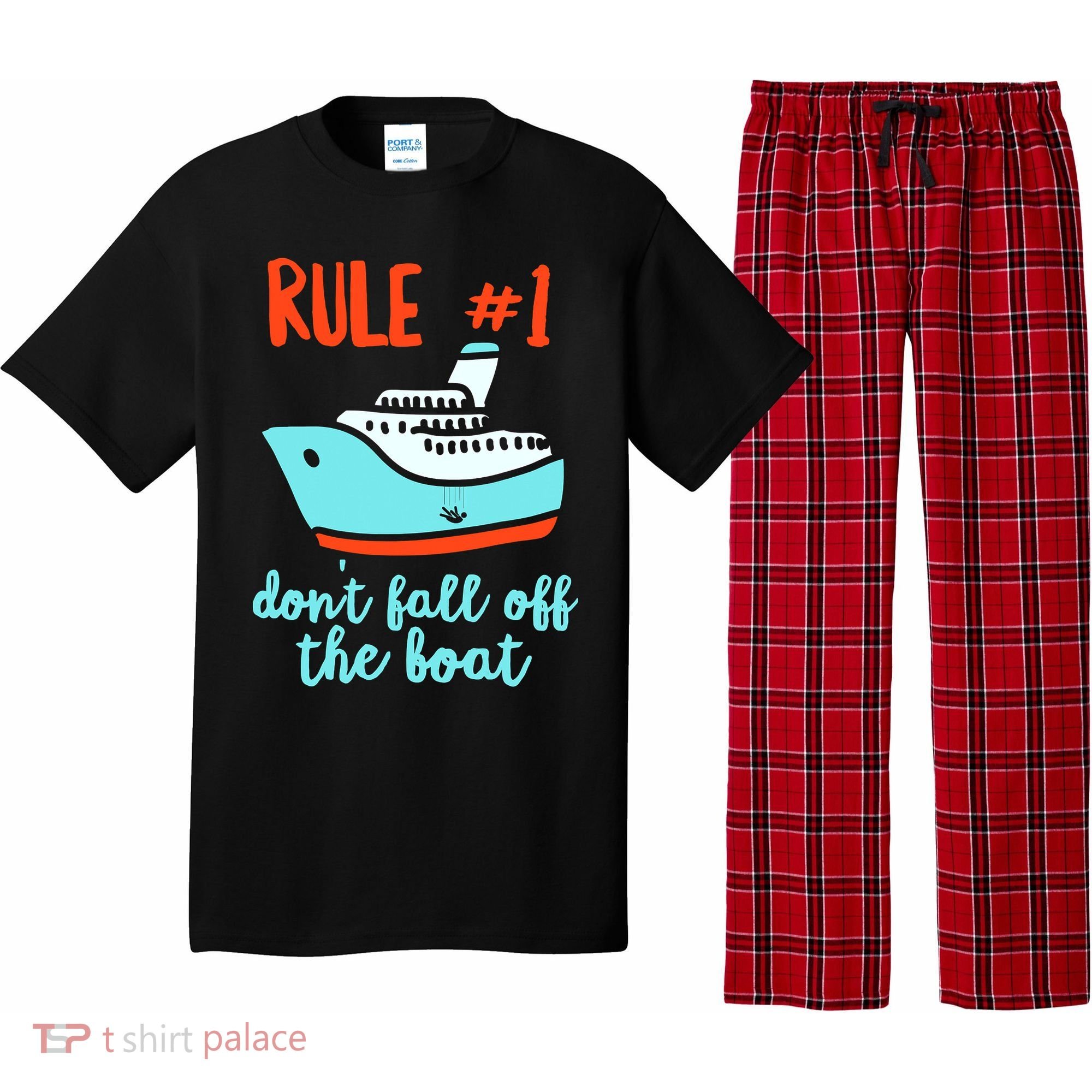 Summer Cruising Trip Funny Don't Fall Off The Boat Pajama Set