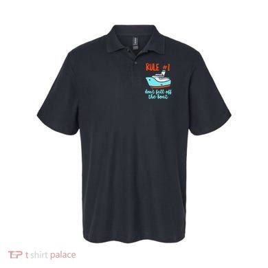 Summer Cruising Trip Funny Don't Fall Off The Boat Polo